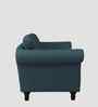 Rana Fabric 1 Seater Sofa in Sea Blue Color