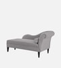Rana Velvet Lhs Chaise Lounger In Concrete Grey Colour