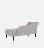 Rana Velvet Lhs Chaise Lounger In Concrete Grey Colour