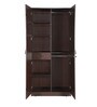 Ranchi 2 Door Wardrobe in Brown Maple Finish
