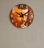 Engineered Wood Buddha Wall Clock