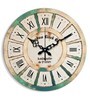 Engineered Wood Roman Numbers Analog Wall Clock