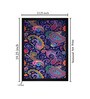 Rangoli Art Texture Paper Framed Art Print 