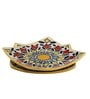 Rangriti Yellow & Red 6.5 Inch (Set of 2) Ceramic Appetizer Platter