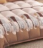 Orange Rangriti King Size Bedding Set with 180TC Bedsheet With Comforter & 2pc Pillow Covers