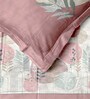 Pink Rangriti King Size Bedding Set with 180TC Bedsheet With Comforter & 2pc Pillow Covers