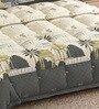 Grey Rangriti King Size Bedding Set with 180TC Bedsheet With Comforter & 2pc Pillow Covers