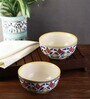 Rangriti Yellow & Red 1000ml Ceramic Serving Bowl