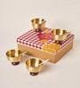 Rani Bagh Brass Dessert Bowl Gift Set