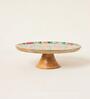 Rani Bagh Wooden Cake Stand , 10"dia
