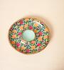 Rani Bagh Wooden Chip & Dip Platter, 12"dia