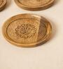 Rani Bagh Wooden Coasters