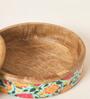Rani Bagh Wooden Roti Box, 8"dia