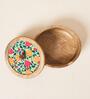 Rani Bagh Wooden Roti Box, 8"dia