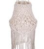 Raphael Beige Cotton Hanging Light