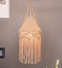 Raphael Beige Cotton Hanging Light