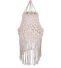 Raphael Beige Cotton Hanging Light