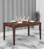 Rapid Sheesham Wood 6 Seater Dining Table in Provincial Teak Finish