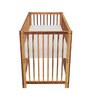 Rapunzel Sheesham wood Crib In Natural Sheesham Finish