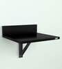 Raquel Wall Mount Bedside Desk in Black Finish