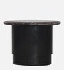 Rare End Table in Maroon & Black Colour with Marble Top