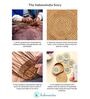 Rattan Coasters Set, Bamboo Coasters, Tea Coasters