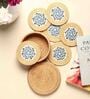 Rattan Coasters Set, Bamboo Coasters, Tea Coasters