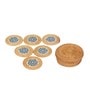 Rattan Coasters Set, Bamboo Coasters, Tea Coasters