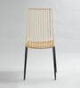 Maggio Rattan Cafe Chair in Beige Colour