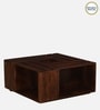Rauma Mango Wood Coffee Table In Walnut Finish