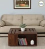 Rauma Mango Wood Coffee Table In Walnut Finish