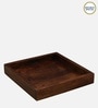 Rauma Mango Wood Coffee Table In Walnut Finish