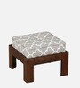 Rauma Mango Wood Coffee Table Set In Walnut Finish With 2 Stool