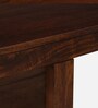 Rauma Mango Wood Coffee Table Set In Walnut Finish With 2 Stool
