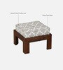 Rauma Mango Wood Coffee Table Set In Walnut Finish With 2 Stool