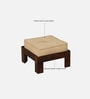 Rauma Mango Wood Coffee Table Set In Walnut Finish With 4 Stool