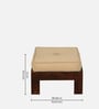 Rauma Mango Wood Coffee Table Set In Walnut Finish With 4 Stool