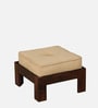 Rauma Mango Wood Coffee Table Set In Walnut Finish With 4 Stool