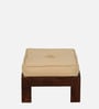 Rauma Mango Wood Coffee Table Set In Walnut Finish With 4 Stool