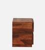 Ravello Sheesham Wood Bedside Table in Scratch Resistant Honey Oak Finish With Drawers