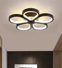 Orchid Black Metal LED Ceiling Lights