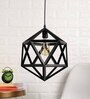 Larry Raven Black Metal Hanging Light
