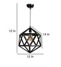 Larry Raven Black Metal Hanging Light