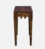 Ravenel Sheesham Wood Console Table In Provincial Teak Finish