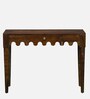 Ravenel Sheesham Wood Console Table In Provincial Teak Finish