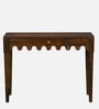 Ravenel Sheesham Wood Console Table In Provincial Teak Finish