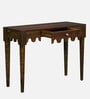 Ravenel Sheesham Wood Console Table In Provincial Teak Finish