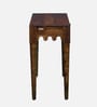 Ravenel Sheesham Wood Console Table In Provincial Teak Finish