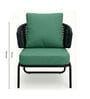 Ravin Wicker Outdoor Table & Chair Set In English Grey Finish