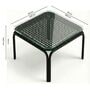 Ravin Wicker Outdoor Table & Chair Set In English Grey Finish